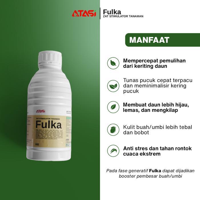 Fulka Zat Stimulator Tanaman Pupuk Penyerap Nutrisi Premium 1010Ml X 2 Terlaris