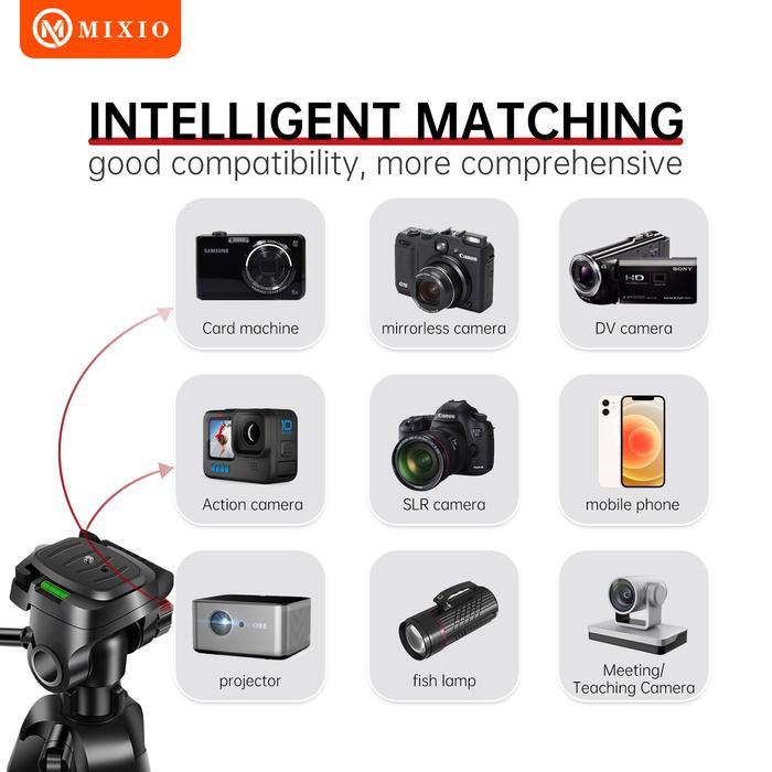 MIXIO 3522 170CM PREMIUM Tripod+Bluetooth Remote+Bag Profesional