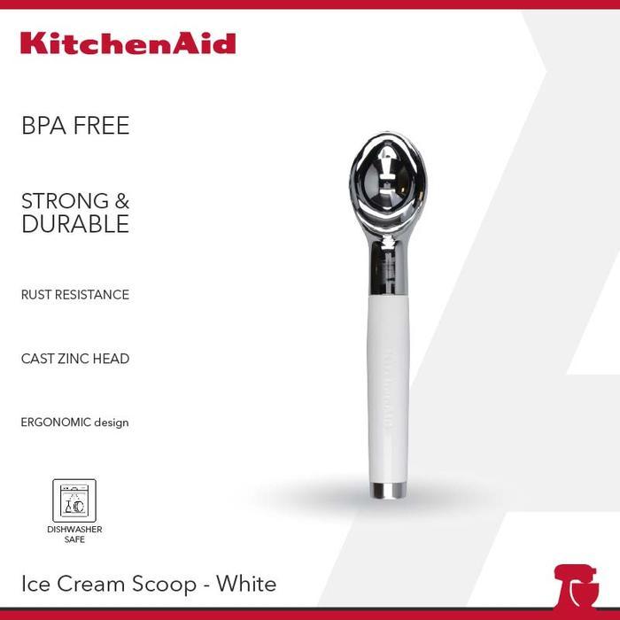 KitchenAid Ice Cream Scoop White