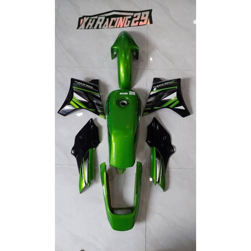 body fullset ninja ss hijau
