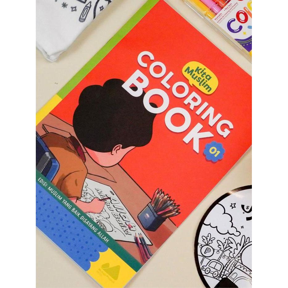 Coloring book Islam - Buku mewarnai anak