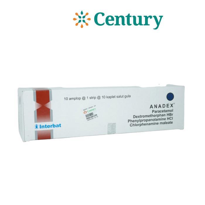 ANADEX DRAGEE 1 STRIP 10 TABLET /FLU/BATUK/DEMAM/SAKIT KEPALA/NYERI