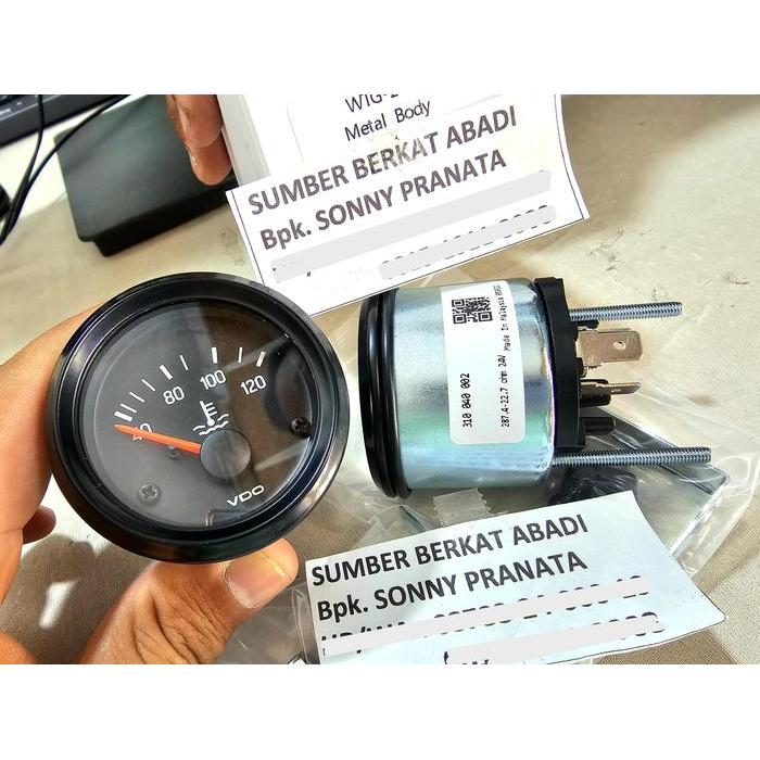 Vdo 310-040-002 Meter Suhu Air Panas Vdo 310040002 Water Temperature Gauge Vdo 310 040 002 Coolant