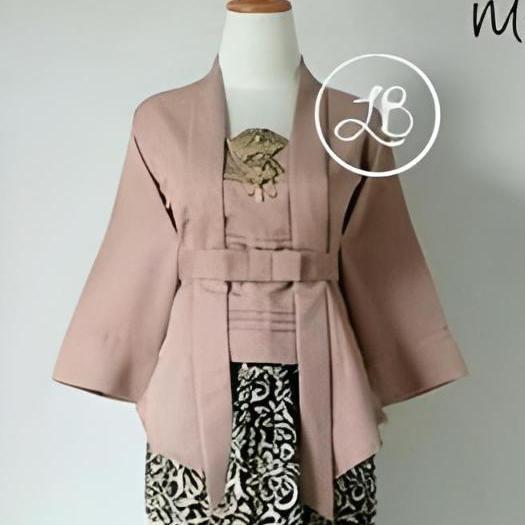 groceria Atasan Kebaya Modern Kutubaru Hitam Dan Ivory