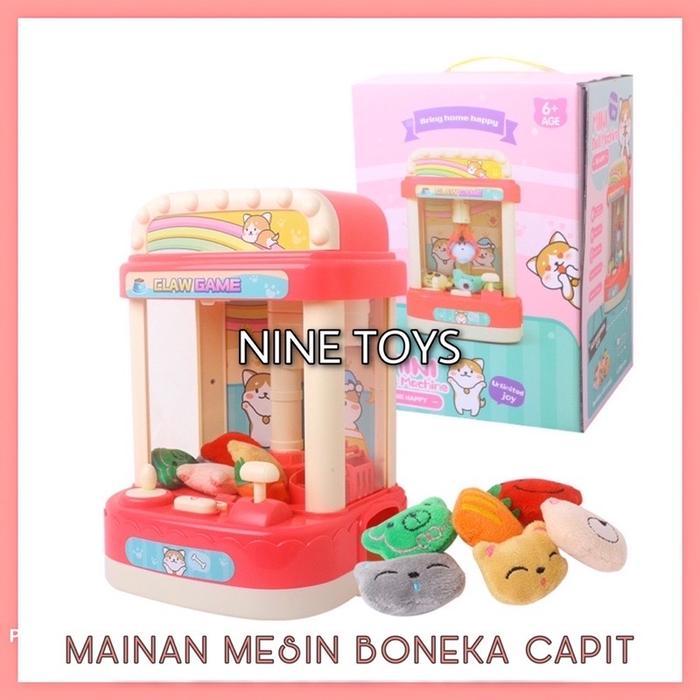 MAINAN MESIN CAPIT BONEKA MESIN TANGKAP BONEKA MUSIK CLAW GAME DOLL