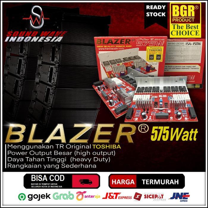 Toshiba KIT BLAZER 575W Mono Amplifier BGR Kit dengan Transistor TOSHIBA Kualitas Suara Jernih dan