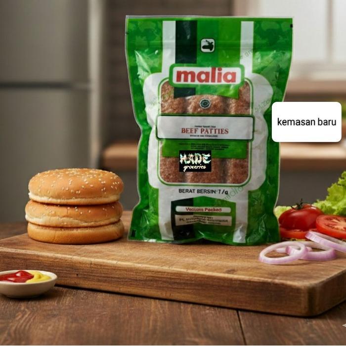 NEW PRODUK SMOKED BEEF PATTIES PEPPERONI MALIA 1KG GOSEND INSTAN MONARCH 3L
