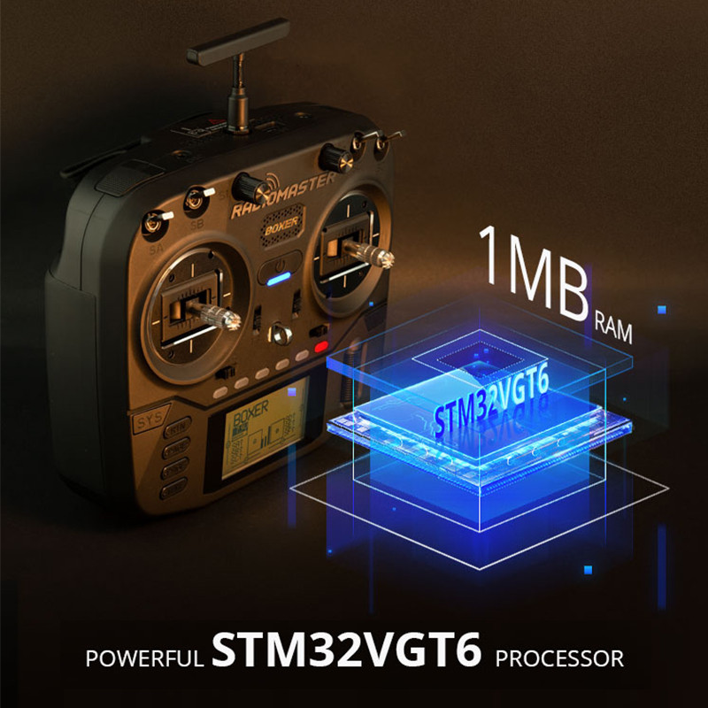 " Radiomaster Boxer Radio Controller Hall Gimbals "