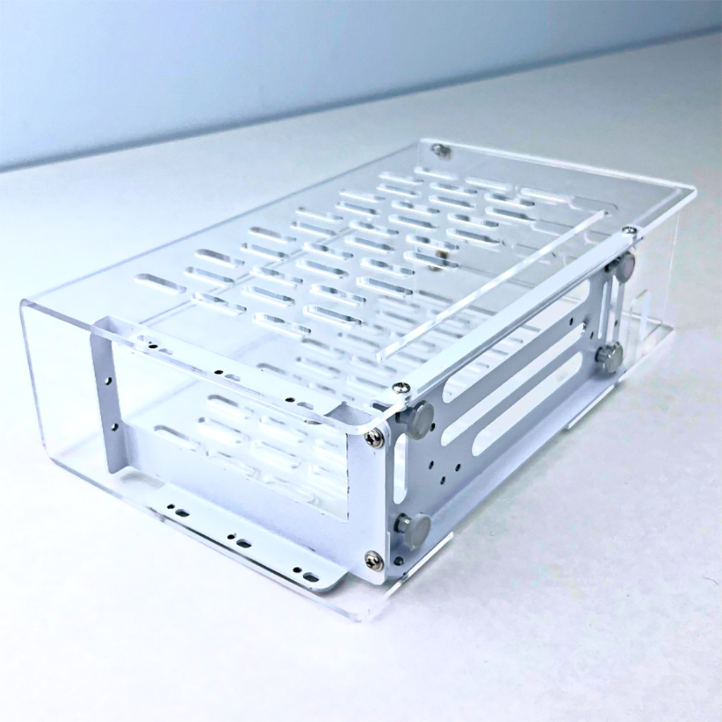 " Egpu Laptop External Graphics Card Metal Bracket Base + Acrylic Frame "