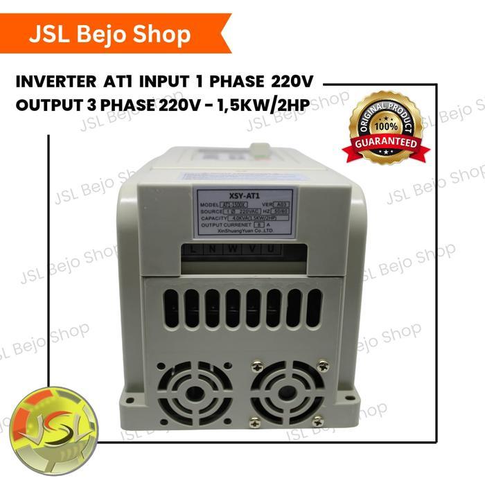 Inverter Variable Motor 1.5Kw/2 Hp Input 1-Phase Output 3-Phase Ac