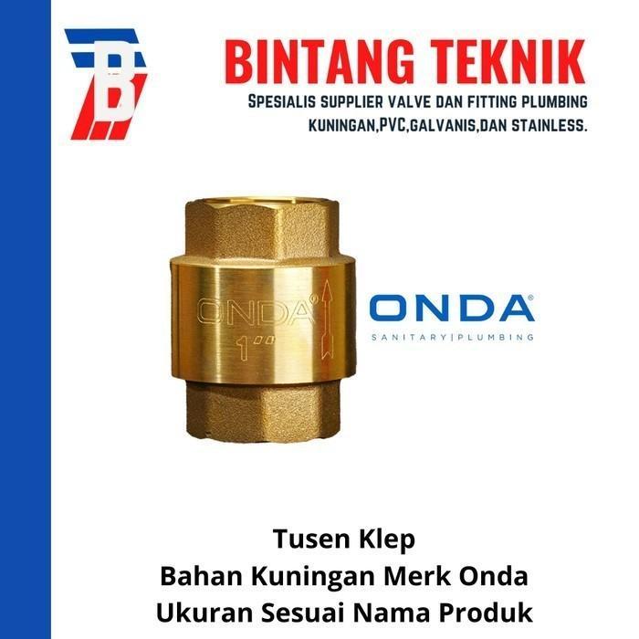 Tusen Klep 2" inch Kuningan Onda