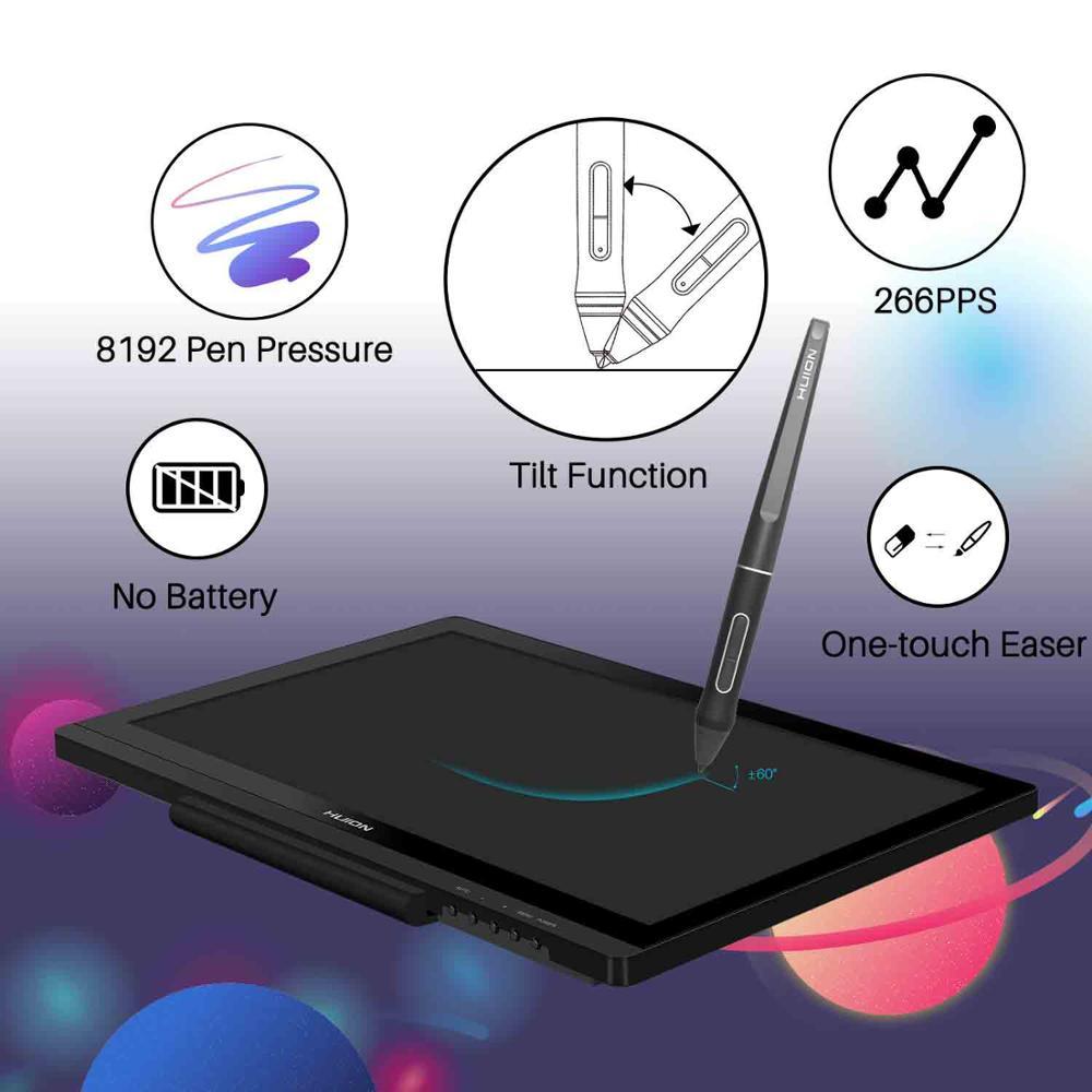 . Huion Kamvas 20 Digital Pen Tablet Monitor Graphics Drawing Monitor Pen Display With Battery- Pen