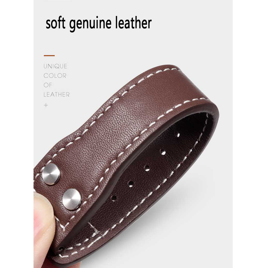 Genuine Leather Watchband for IWC Big Pilot Mark 18 Portuguese Schaffhausen Willow Nail Strap 20mm