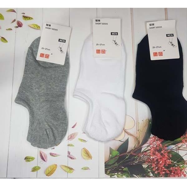 KAOS KAKI UNIQLO ANKLE PENDEK PRIA MAN ANTI BACTERIAL LOW CUT