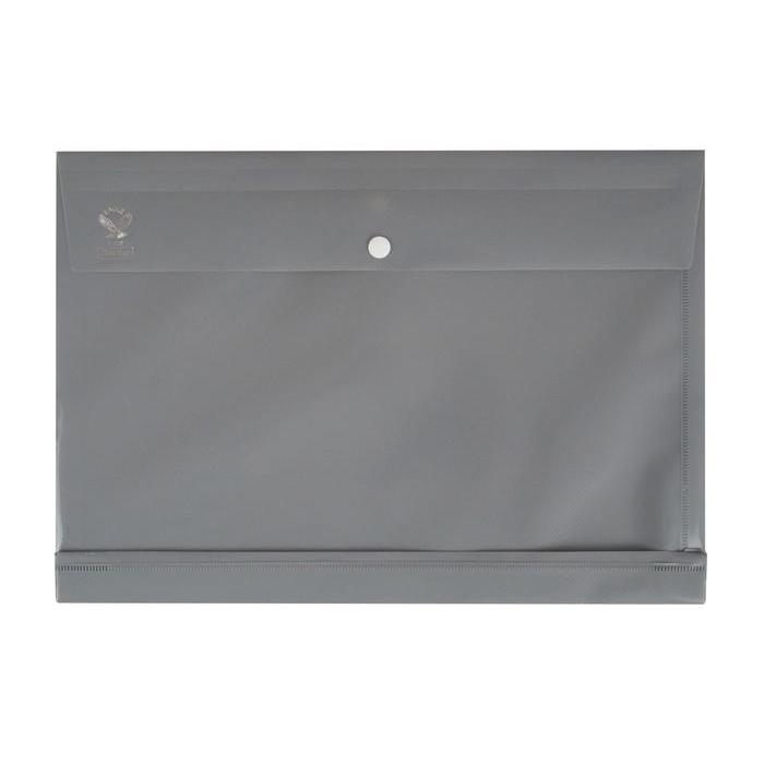 DISKON EAGLE FILES Map Plastik Kancing Opaque Folio (F4) / Map Dokumen / Data Bag Solid