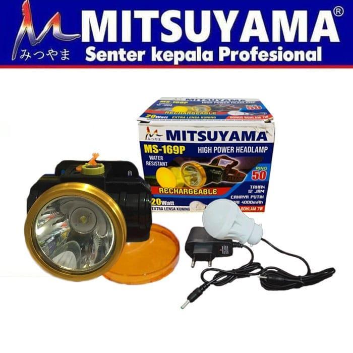 Eiger - Senter Kepala LED 20W Senter Headlamp Camping Memancing Senter Charger