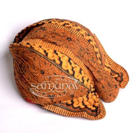 Blangkon Jogja Mataram Halus Motif Modang Sido Mukti