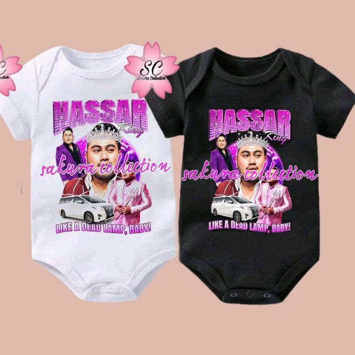 BAJU BAYI JUMPER BABY KING NASSAR OPPA KIYOWO NANAS KAOS BAYI KING NASSAR DISTRO JUMPSUIT KIDS
