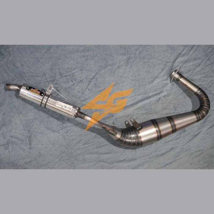 KNALPOT AHAU ONE RX KING PDK PLAT BESI
