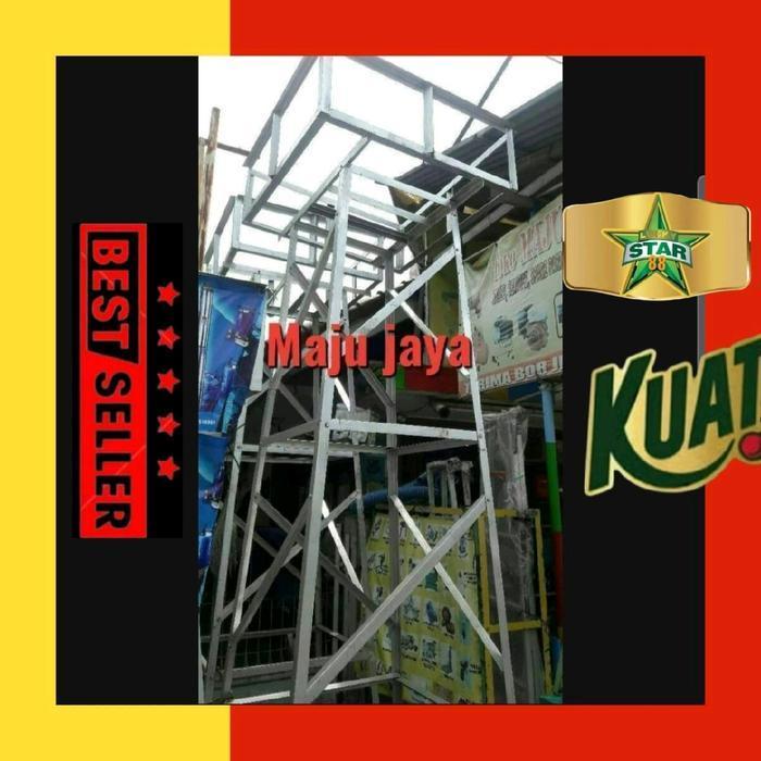 Menara tower kaki 4 toren air 800L penguin tb 110 1000lt ltr 1000liter drain 800 td 110 tangki tando