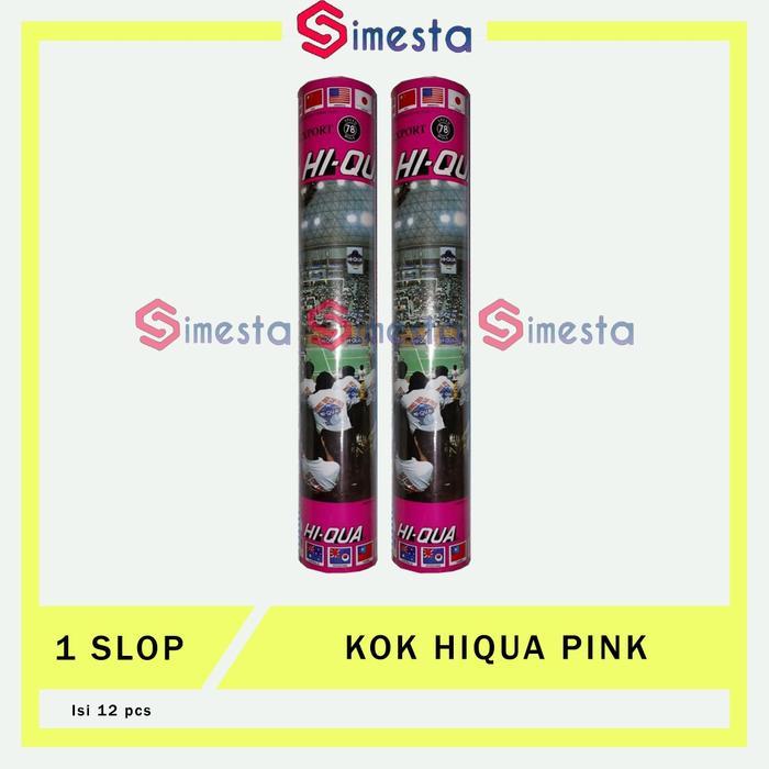 Shuttlecock Hiqua Export Quality Kok Hiqua PINK