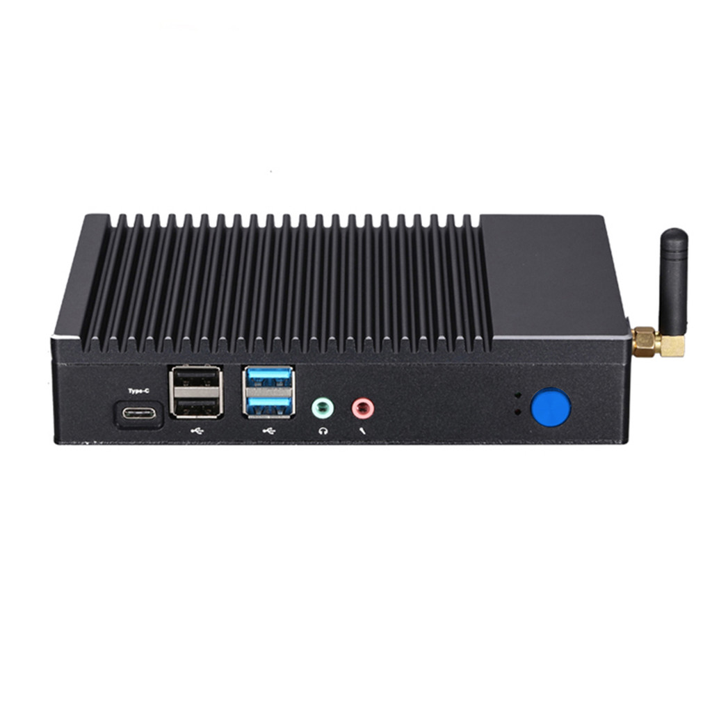 . Hunsn Fanless Mini Pc Bh05A Desktop Computerquad Core Amd A6 1450 -