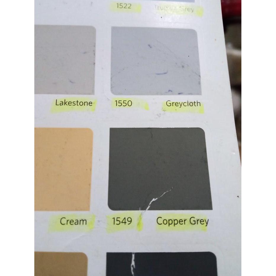 READY CAT TEMBOK 1549 COOPER GREY QLUC ABU TUA 4.5 KG INTERIOR DINDING RUMAH