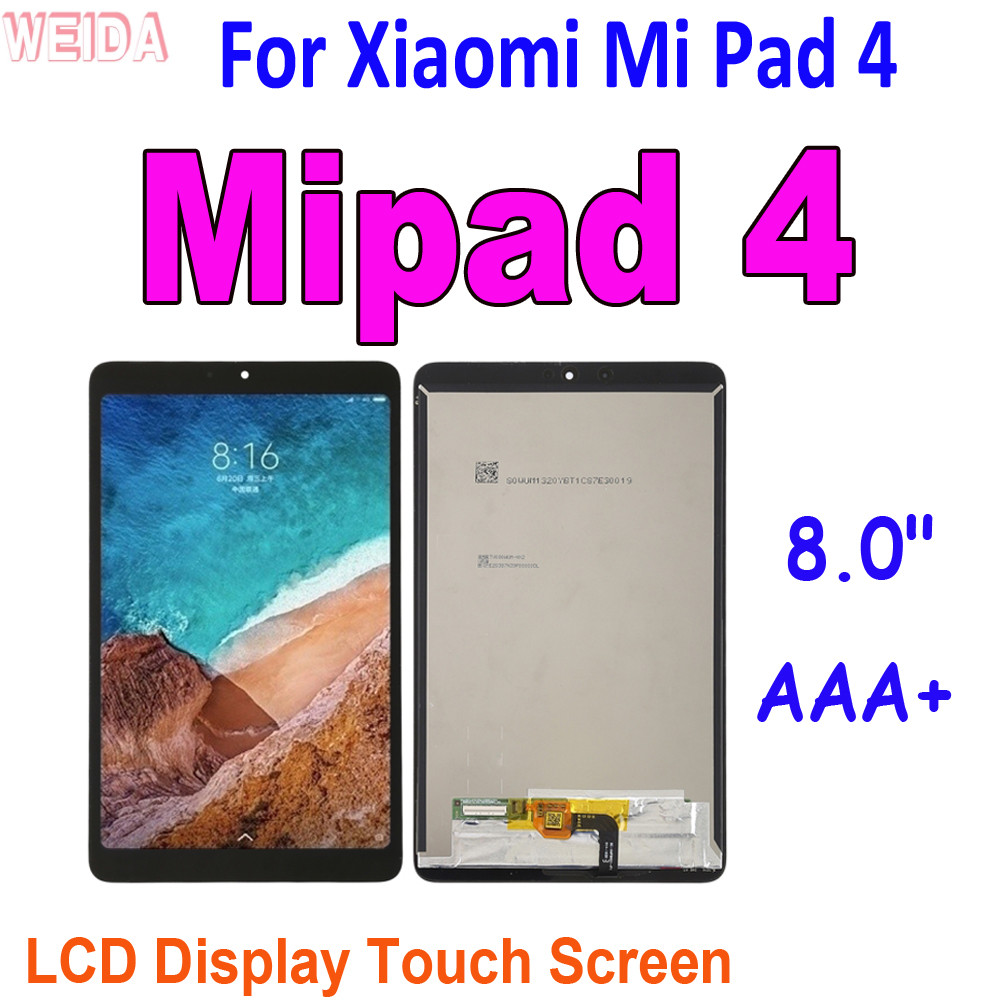 8.0" AAA+ LCD For Xiaomi Mi Pad 4 MiPad4 Mipad 4 MIUI LCD Display Touch Screen Digitizer Assembly M1
