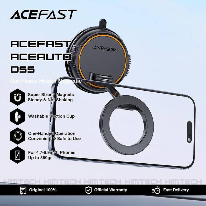Acefast Aceauto D55 Holder Mobil Magnet Foldable Car Mount Magnetic Phone Holder Dudukan Magnet Hp