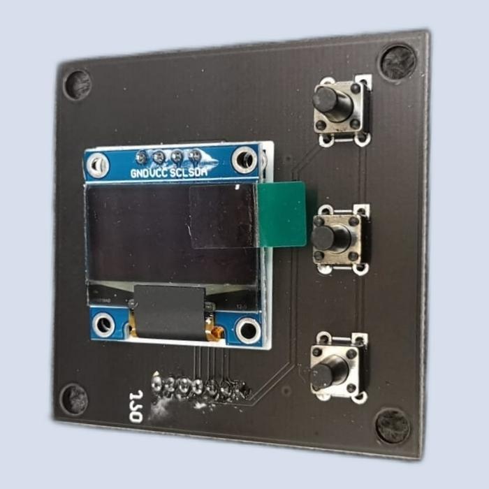 Layar LCD Indikator + Tombol Kompresor Hogan