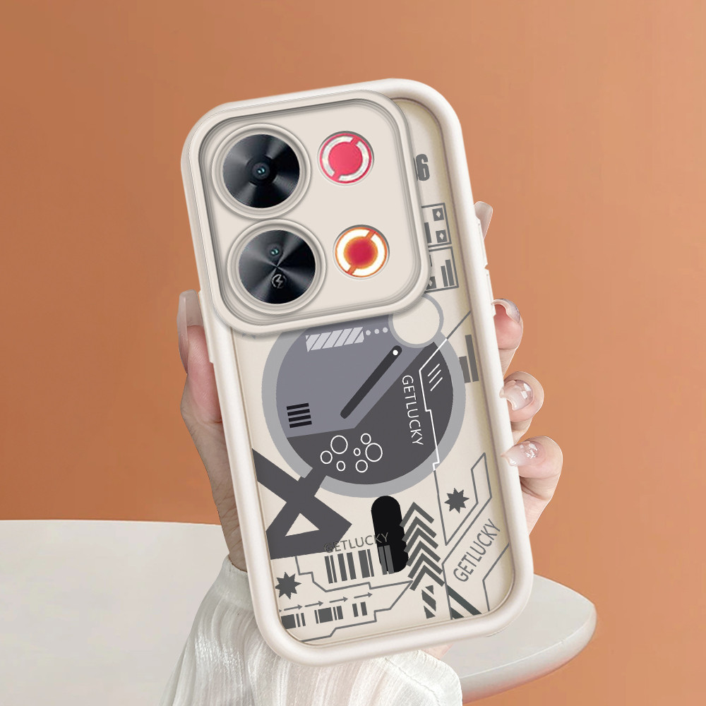 Softcase Phone Case For Itel P65 Fashion Tren Sederhana Pria Motif Soft Casing Ponsel Untuk Kesing H