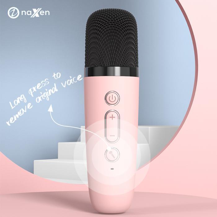 Speaker Bluetooth Karaoke Portable Mini Naxen P2 Extra Bass + Mic