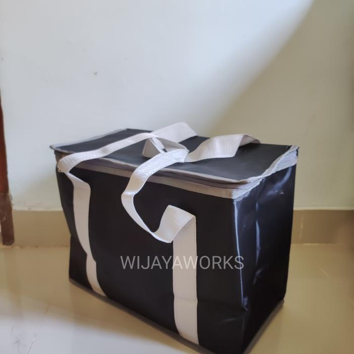 Thermal Insulated Cooler Bag 30L Frozen Food Bag Tas Aluminium