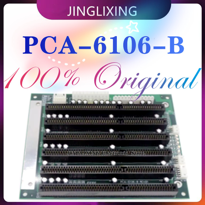 New PCA-6106-B REV.B2 ISA bus slot industrial passive backplane, CPU card, supporting ATX and AT
