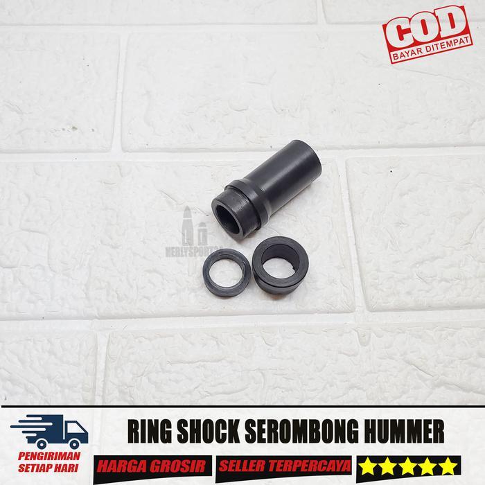 Ring Shock Depan Tengah Belakang OD 25 Ganjelan Bahan Teflon Hamer Rapih Dan Presisi Srombong Carbon