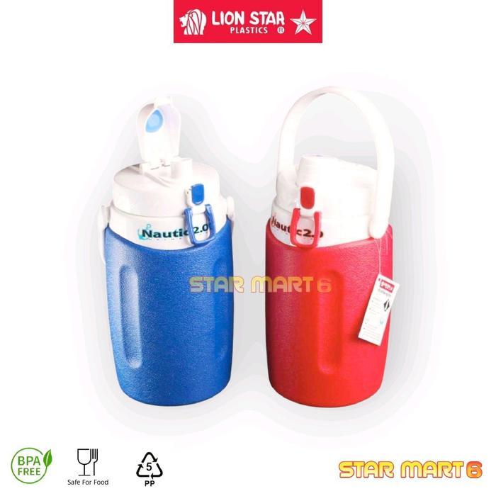 Lion Star Nautic 2 Liter Termos Es Drink Jar Air Minum Dingin