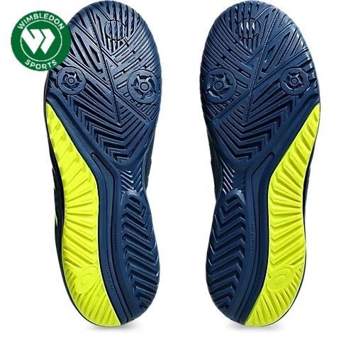 Sepatu Tenis Asics Gel Resolution 9 Mako Blue Safety Yellow/ Asics Gel Resolution Tennis Shoes