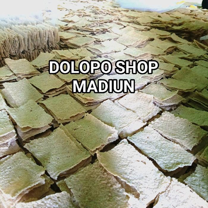 Kerupuk Puli 1Kg Atau Lempeng Khas Madiun Krupuk Gendar Mentah Kiloan Makanan Kerupuk Tradisional