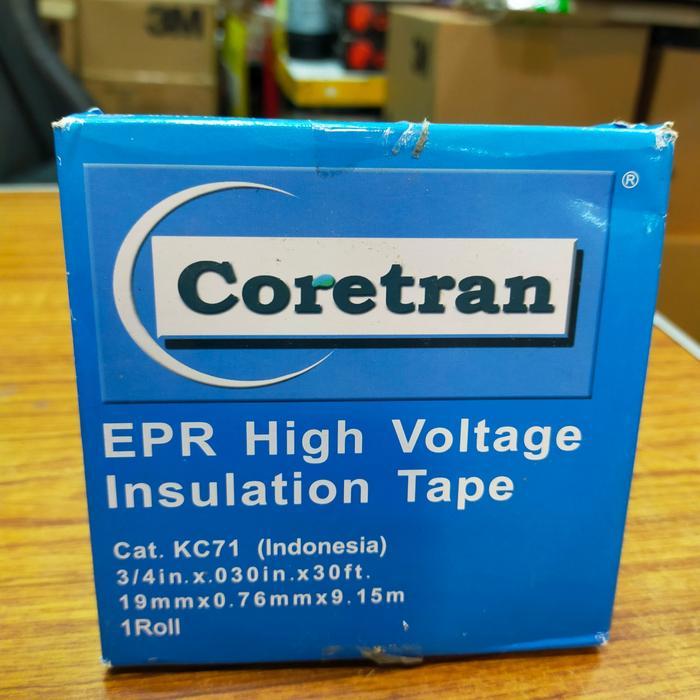 Isolasi Karet Rubber Splicing Tape Coretran - Selotip Listrik Ready