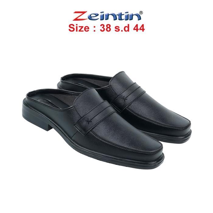 Zeintin - Sepatu Sandal Selop Pria Bustong Sepatu Tutong Bahan Sintetis Premium AJ