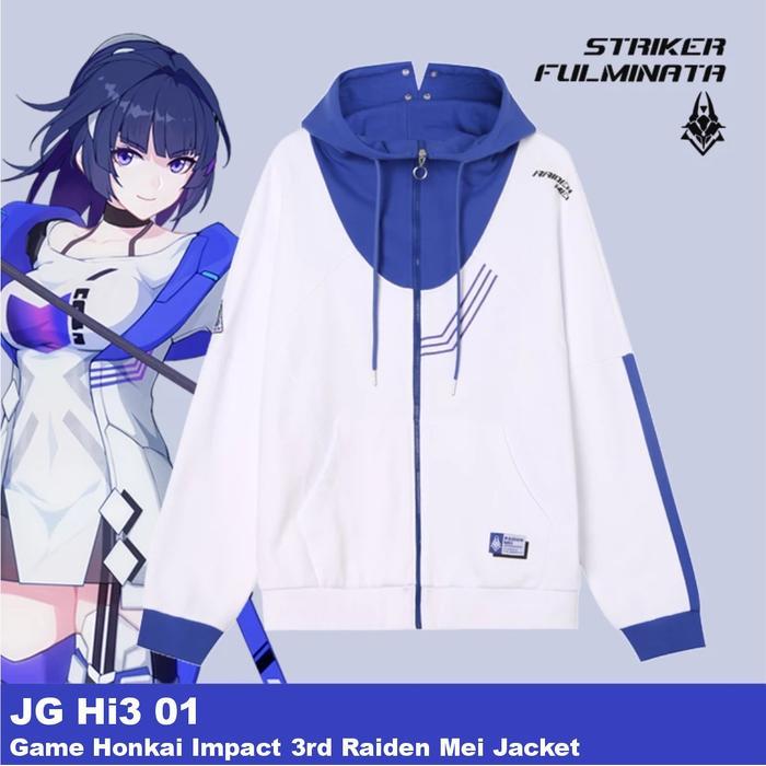 Jaket Game Honkai Impact 3rd Raiden Mei Cosplay Custom ( JG HI3 01 )
