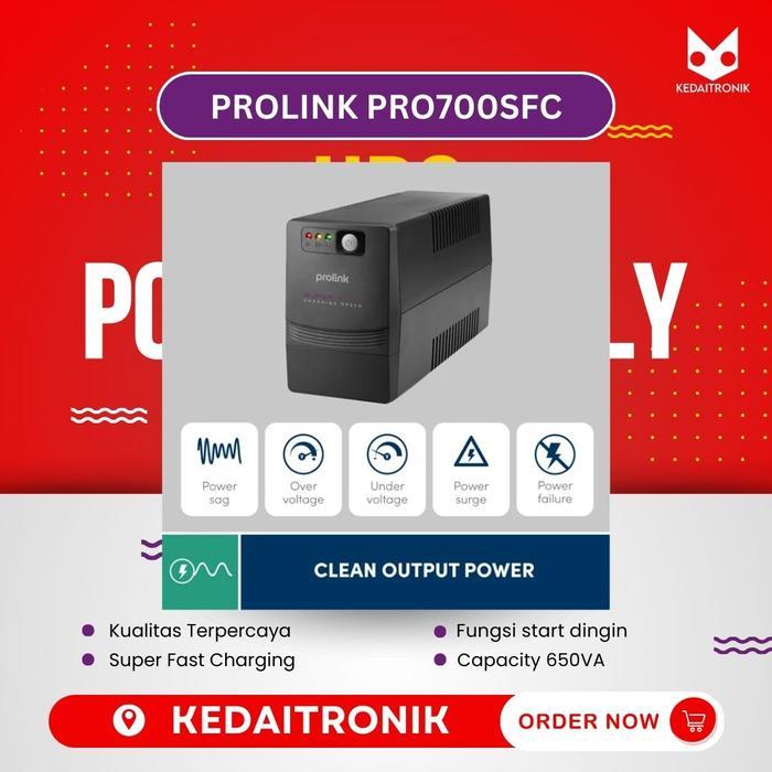 UPS PROLINK Pro700SFC 650VA PRO 700SFC Stabilizer Battery 650 700 SFC