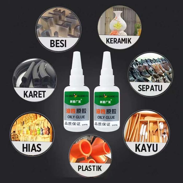 Lem Super Glue / Lem Setan Super Glue Serbaguna kuat