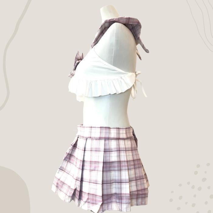 Terlaris [Pajama] Cosplay Kostum Model Pelajar Cosplay Seksi Student Wanita Dress Lingerie Tidur