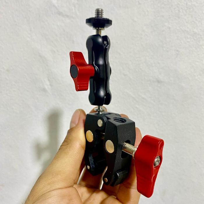 Magic Arm Camera Gopro Action Cam Smartphone Motovlog Bracket Stang Mo
