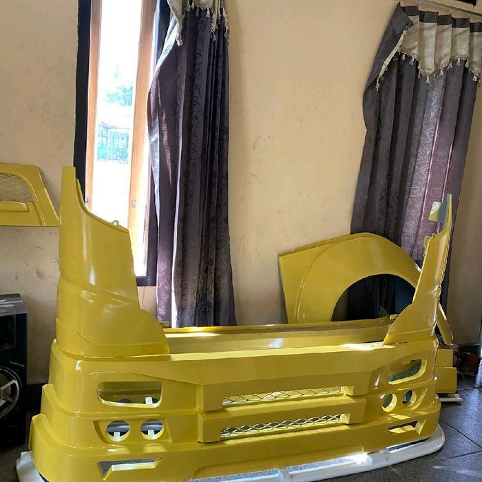 Bemper 3 tingkat truk kanter Dyna Dutro Cumplung ragasa