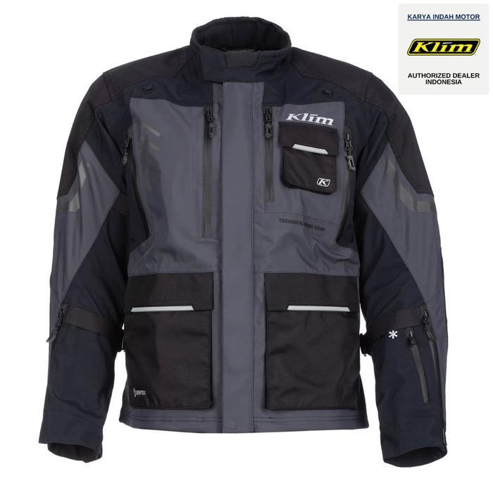 KLIM Carlsbad Jacket Stealth Black Original Jaket Adventure Dual Spot Waterproof Gore-Tex Premium