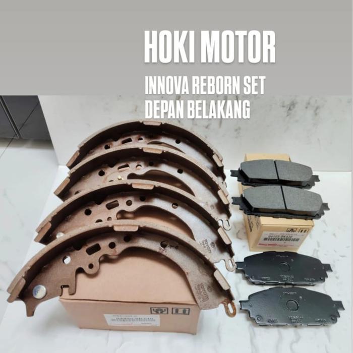 Brake Pad Brake Shoe Innova Reborn Kampas Rem Set Depan Belakang Innova Reborn