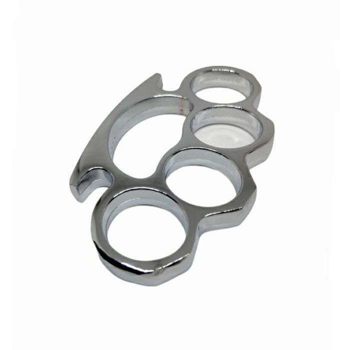 Premium Knuckle Tinju Besi Tebal Hitam Silver Gold Alat Pertahanan Diri Original