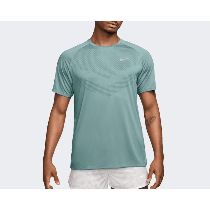 Baju Lari Pria Nike Stride Dri-Fit Adv Short Sleeve Ghost - Hv5204-017